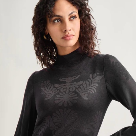 Talbot high neck beautiful pattern sweater size medium p - Picture 1 of 5